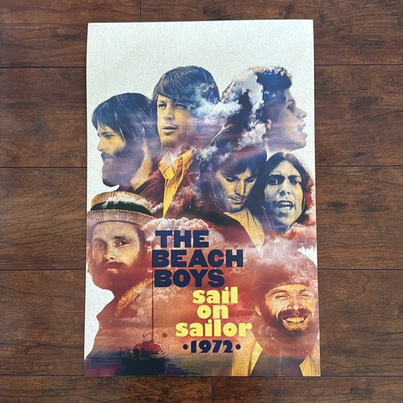 Promo poster for “Sail on Sailor 1972” by The Beach Boys - Picture 1 of 2